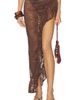Runaway The Label Runaway The Label Briana Wrap Wavy Hem Maxi Skirt - 1