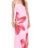 Runaway the Label Runaway the Label Celeste Maxi Dress Orchid Pink/Red - 1