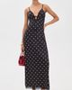 Runaway the Label Runaway the Label Emily Lace Trim Camisole Midi Dress Black/White Polka - 5