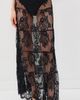 Runaway the Label Runaway the Label Enola Tiered Lace Maxi Skirt Black - 2