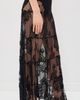 Runaway the Label Runaway the Label Enola Tiered Lace Maxi Skirt Black - 4