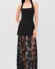 Runaway the Label Runaway the Label Enola Tiered Lace Maxi Skirt Black - 5