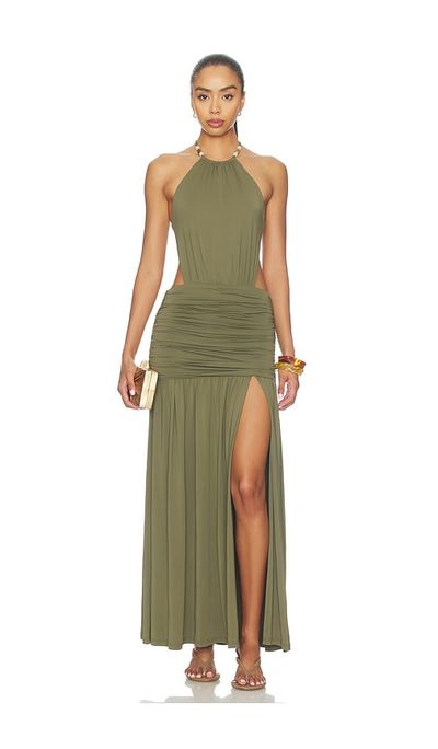 Runaway The Label Runaway The Label Imelda High Neck Maxi Dress