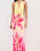 Runaway the Label Runaway the Label Juliana Cowl High Slit Maxi Dress Pink Lily - 2