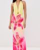 Runaway the Label Runaway the Label Juliana Cowl High Slit Maxi Dress Pink Lily - 5