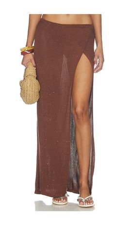 Runaway The Label Runaway The Label Kiva High Side Slit Maxi Skirt