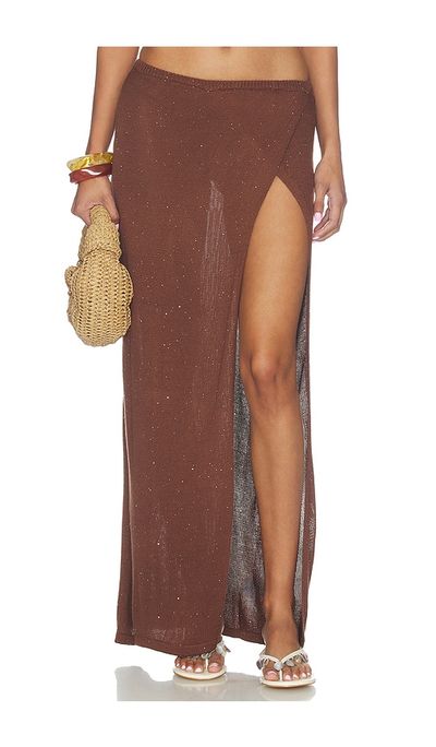 Runaway The Label Runaway The Label Kiva High Side Slit Maxi Skirt