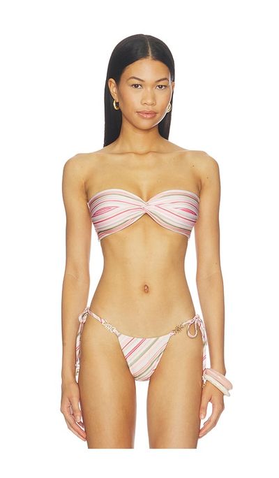 Runaway The Label Runaway The Label Lagos Twist Bandeau Bikini Top