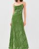 Runaway the Label Runaway the Label Lyssa Cowl Cross Back Maxi Dress Palm - 2