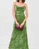 Runaway the Label Runaway the Label Lyssa Cowl Cross Back Maxi Dress Palm - 5