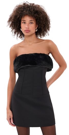 Runaway the Label Runaway the Label Miki Strapless Corset Mini Dress Black