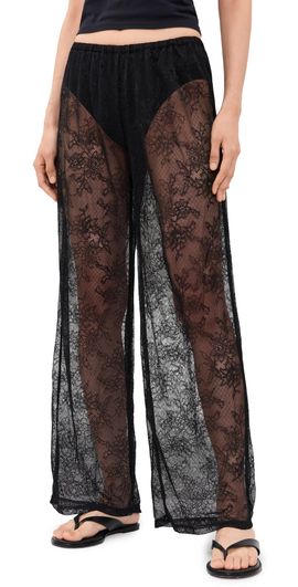 Runaway the Label Runaway the Label Moda Straight Lace Pants Black