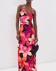 Runaway the Label Runaway the Label Nina Ruched Halter Maxi Dress Skye Black - 6