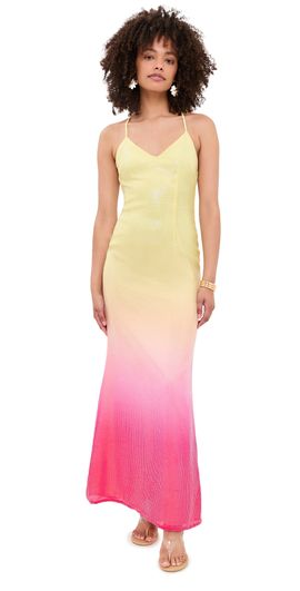 strapless open back dress Fabian Jacquard Midi Dress