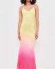 Runaway the Label Runaway the Label Niyah Maxi Dress Pink/Lemon Ombre - 2