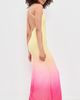 Runaway the Label Runaway the Label Niyah Maxi Dress Pink/Lemon Ombre - 4