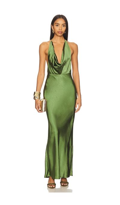 Runaway The Label Runaway The Label Posey Low Plunge Maxi Dress