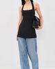 Runaway the Label Runaway the Label Sable Halter Tailored Top Black - 5