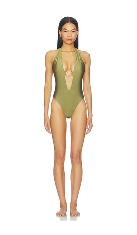 Runaway The Label Runaway The Label Sicily Deep-v One Piece Swimsuit