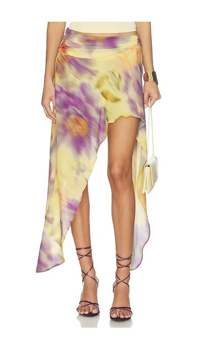 Runaway The Label Runaway The Label Tulia Flounce Midi Skirt