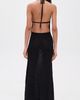 Runaway the Label Runaway the Label Yasmina Plunge Cowl Knit Maxi Dress Black - 3