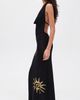 Runaway the Label Runaway the Label Yasmina Plunge Cowl Knit Maxi Dress Black - 4
