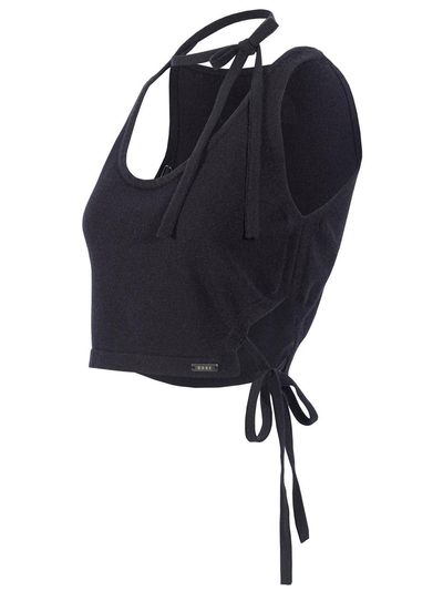 runningHIGH STRING KNIT VEST [BLACK]