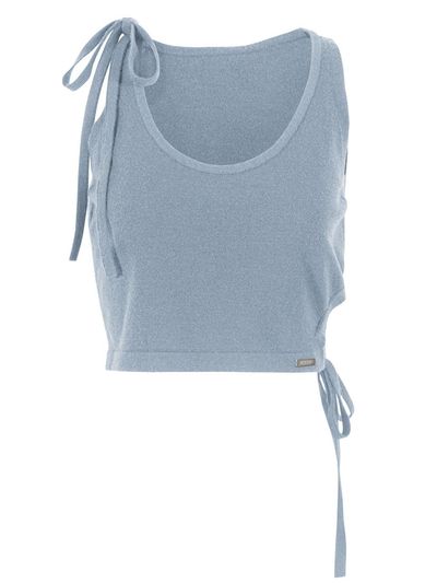 runningHIGH STRING KNIT VEST [SKY BLUE]