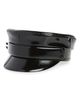 Ruslan Baginskiy Ruslan Baginskiy Belted Patent Baker Boy Cap - 1
