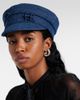 Ruslan Baginskiy Ruslan Baginskiy Embellished denim newsboy cap - 2