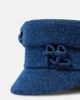 Ruslan Baginskiy Ruslan Baginskiy Embellished denim newsboy cap - 4