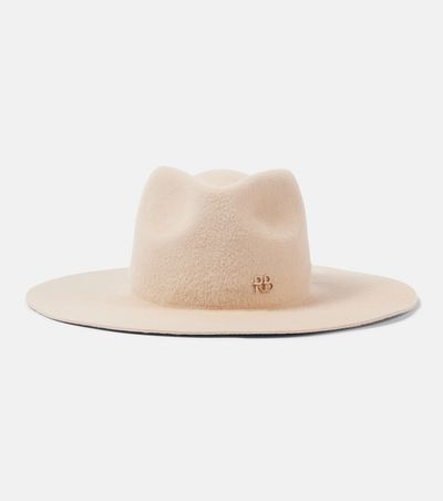 Ruslan Baginskiy Ruslan Baginskiy Embellished shearling fedora