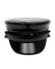 Ruslan Baginskiy Ruslan Baginskiy Faux Patent Leather Baker Boy Cap - 3