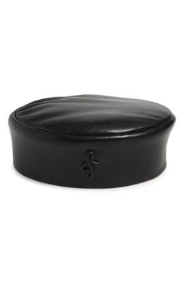 Ruslan Baginskiy Ruslan Baginskiy Leather Pillbox Hat