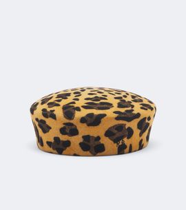 Ruslan Baginskiy Ruslan Baginskiy Leopard-print wool felt hat