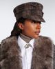 Ruslan Baginskiy Ruslan Baginskiy Logo checked wool newsboy cap - 2