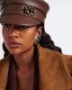 Ruslan Baginskiy Ruslan Baginskiy Logo leather newsboy cap - 5