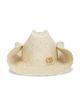 Ruslan Baginskiy Ruslan Baginskiy Monogram-embellished Straw Cowboy Hat - 1