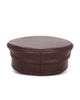 Ruslan Baginskiy Ruslan Baginskiy Monogram Embellished Leather Baker Boy Cap - 2