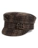 Ruslan Baginskiy Ruslan Baginskiy Plaid Baker Boy Cap - 1