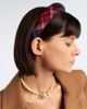 Ruslan Baginskiy Ruslan Baginskiy Plaid headband - 2