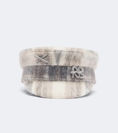 Ruslan Baginskiy Ruslan Baginskiy Wool and mohair-blend newsboy cap