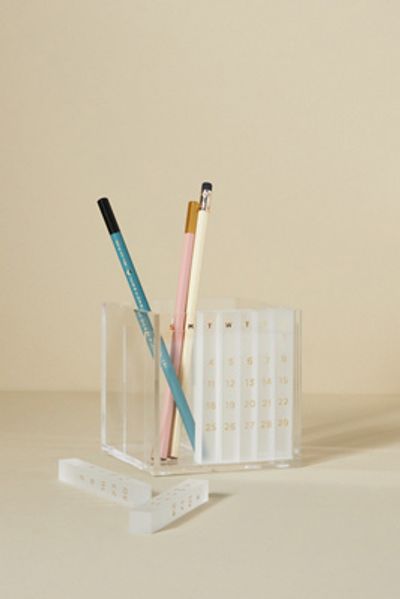 Russell + Hazel Acrylic Monthly Calendar & Pen Organizer