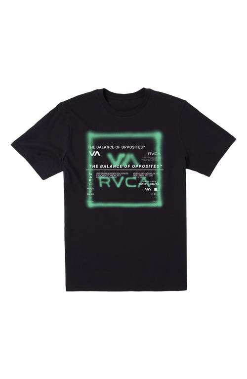 RVCA RVCA Kids' Spray Text Cotton Graphic T-Shirt