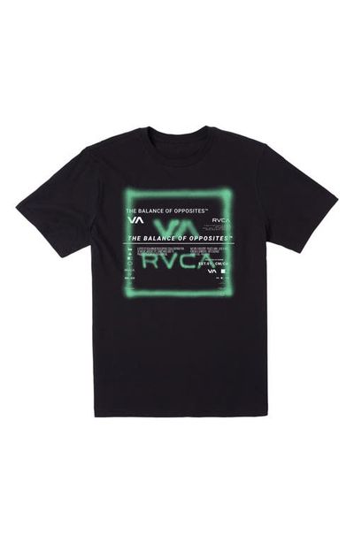 RVCA RVCA Kids' Spray Text Cotton Graphic T-Shirt