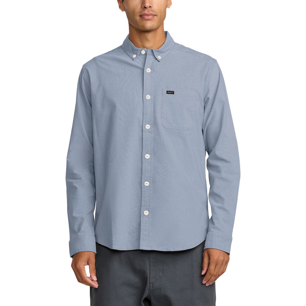 RVCA RVCA That'll Do Stretch Cotton Blend Button-Down Shirt