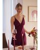 Rya Collection Rya Collection Calypso Charmeuse Tie Neck Chemise - 2