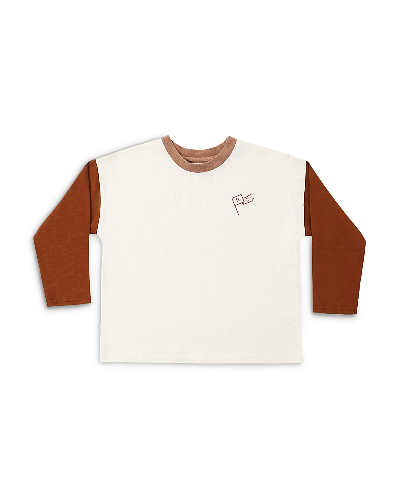 Rylee + Cru Rylee + Cru Boys' Camden Long Sleeved Color Blocked Tee