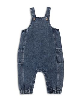 Rylee + Cru Rylee + Cru Boys' Cotton Denim Cargo Overalls
