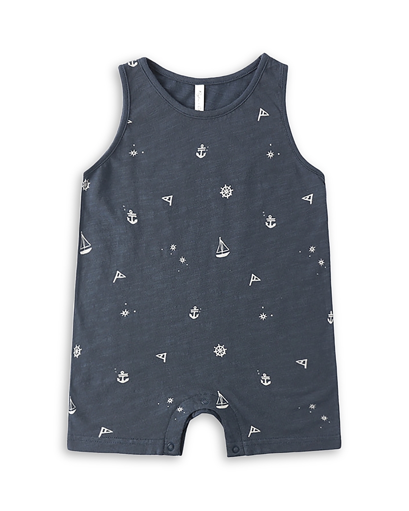 Rylee + Cru Rylee + Cru Boys' Sleeveless Maritime One Piece Romper